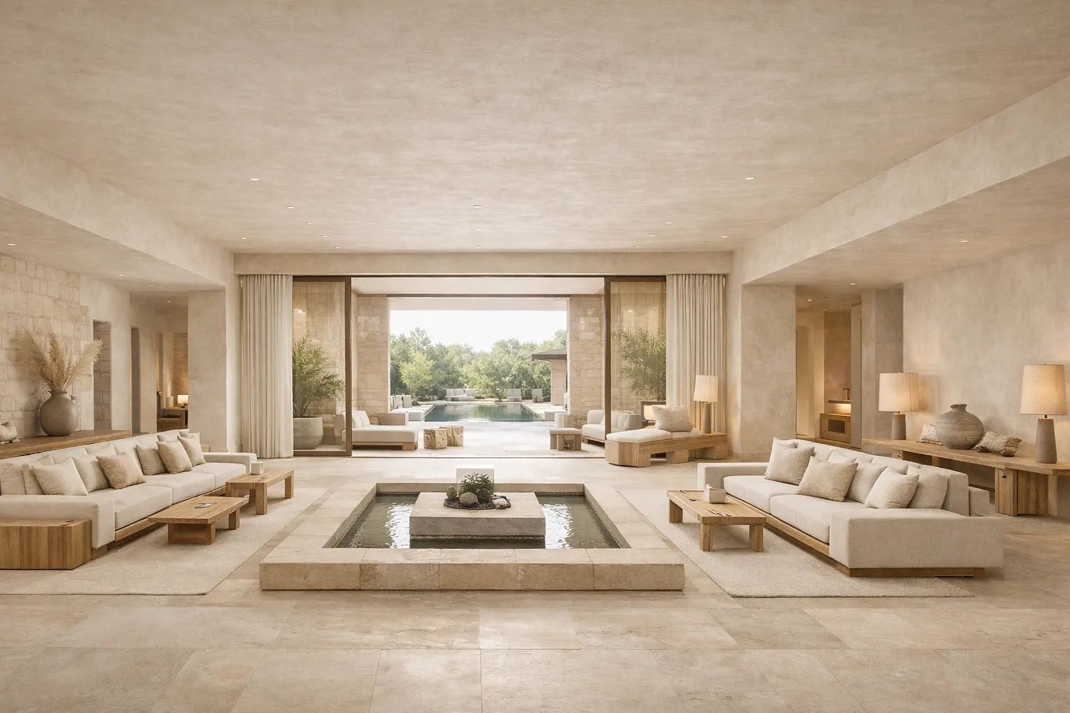 Luxury hotel operations review setting