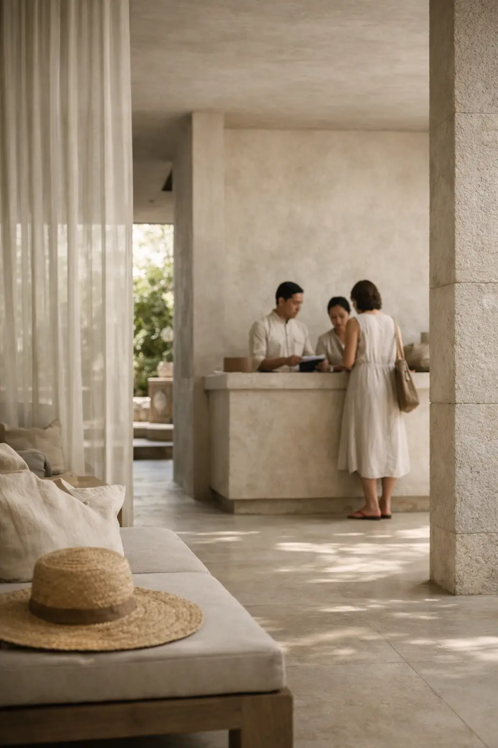 Luxury hotel guest arrival and pre-opening readiness