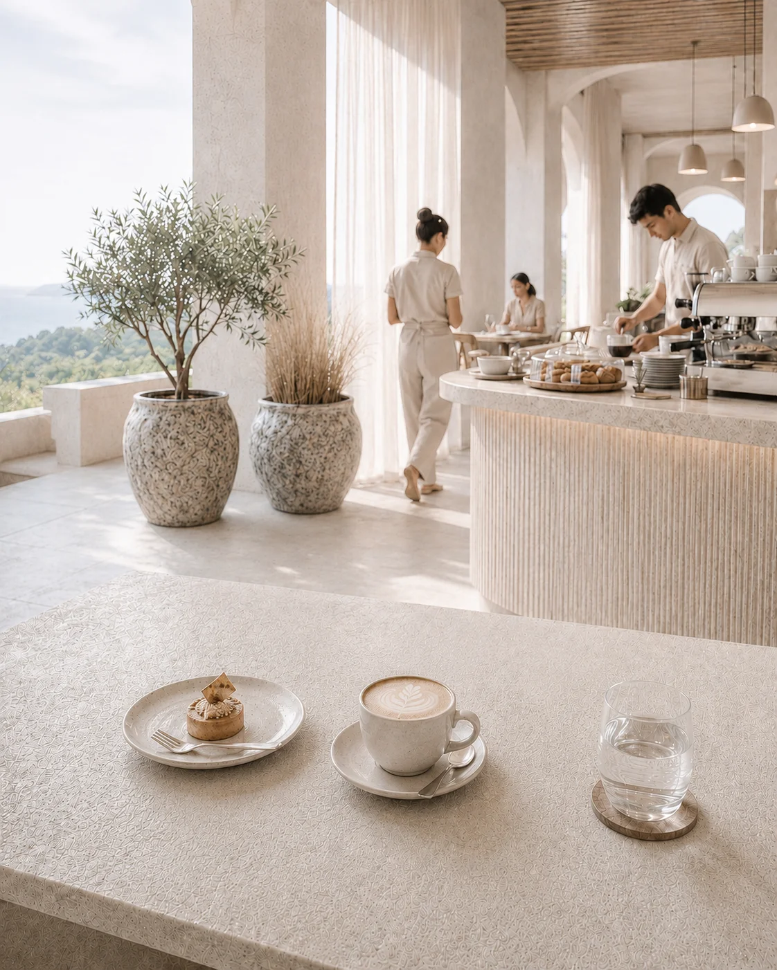 Guest experience observed discreetly within a luxury hospitality environment, illustrating how an unannounced mystery guest audit evaluates service delivery, operational consistency, and the guest journey from a real guest perspective.