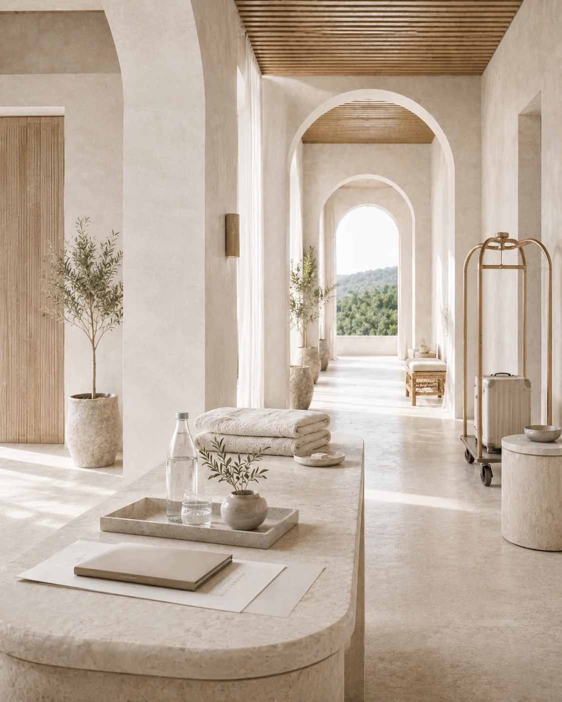 Luxury hospitality environment prepared for guest arrival, illustrating the operational, service, and organisational elements assessed during a pre-opening readiness audit to ensure a property is fully prepared before launch.